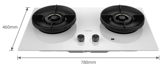 Product Diagram of Built in Stove Tops Product Diagram of Built in Stove Tops